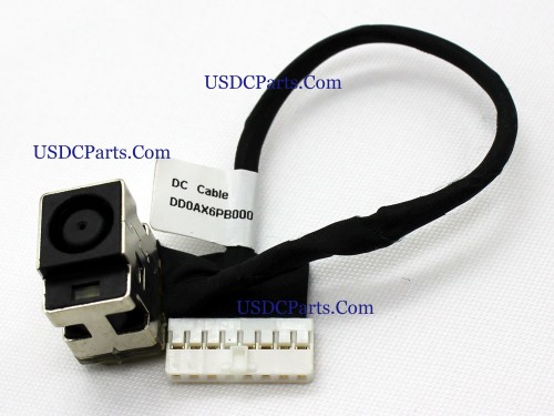 602743-001 609154-001 DD0AX6PB000 Compaq Presario CQ56 CQ62 HP Pavilion G56 G62 8-Pin Power Jack Port DC IN Cable