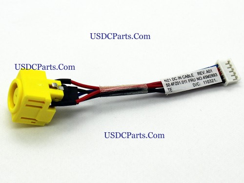 45M2893 50.4FZ01.011 NZ1 IBM Lenovo ThinkPad T410 T410i T420 T420i T430 T430i Charging Port Power Jack DC IN Cable