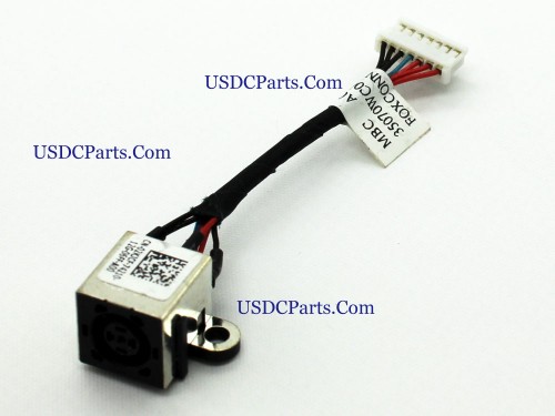 2KJCF 02KJCF CN-2KJCF 35070WC00-600-G MBC A00 FOXCONN Dell XPS 14 L401X Charging Port Power Jack DC IN Cable