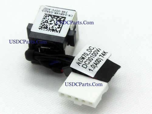 4XV4N 04XV4N ADM70 DC30100VA00 DC30100VB00 Dell Latitude E5470 Power Jack Charging Port Connector DC IN Cable