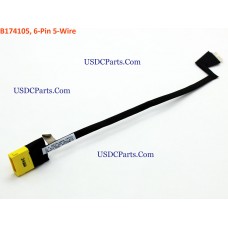 90203816 LS41P Lenovo IdeaPad S410p 20296 80BK Touch 20297 80BM DC IN Cable Power Jack Connector Port Assembly 6 or 8 Pins