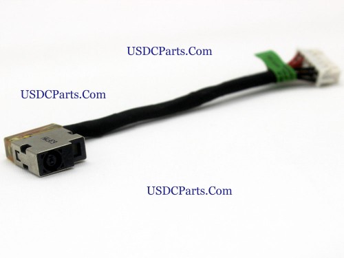 HP DC IN CABLE FOXCONN 854001-F0A 200W Power Jack Connector Charging Port Assembly