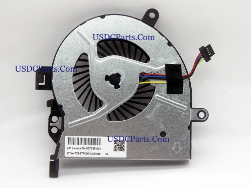 HP ProBook 450 455 470 G3 837535-001 CPU Cooling Fan Inside Cooler Replacement Assembly