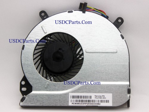 702746-001 FCN DFS531105MC0T FBGF HP Pavilion 14-B 14-C 15-B CPU Cooling Fan Inside Cooler Replacement Assembly