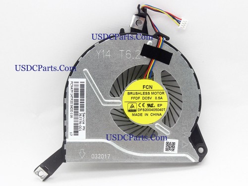 767776-001 FCN FFDF DFS200405040T HP 14 15 17 CPU Cooling Fan Inside Cooler Replacement Assembly