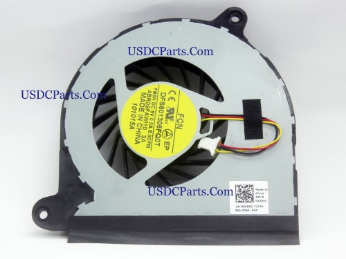 D0D6C 0D0D6C Dell Inspiron 17R 5720 7720 SE P15E P15E001 CPU Cooling Fan Inside Cooler Replacement Assembly